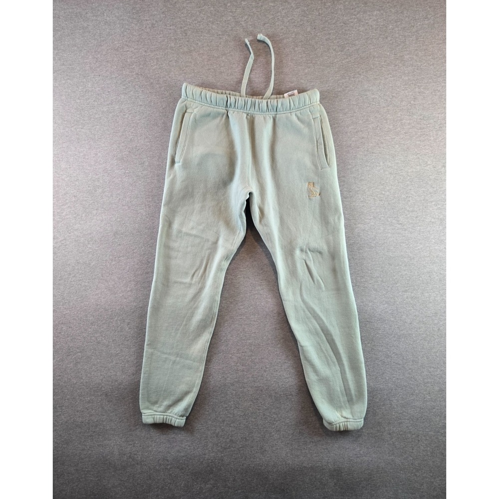 OVO October Very Own Sweatpants Mens XS Mint Green Garment Dyed FW21 Drake